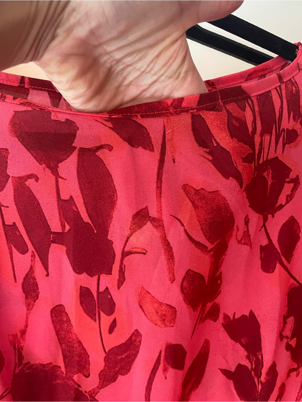 floral mesh long dress - Picture 2 of 3